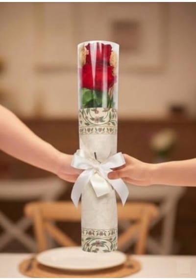 Tr Büyük Yapay Buket Çiçek Şık Ambalajlı Kurdaleli Hediye Buketi, Sevgiliye, Doğum Günü Ve Özel Günlere Diğer