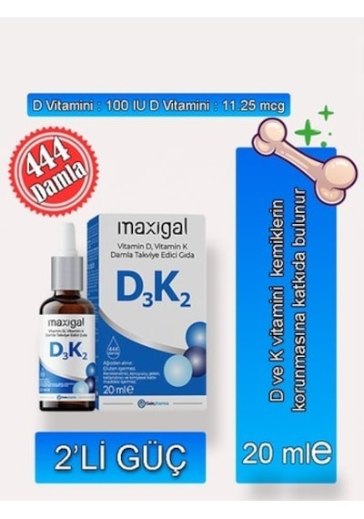 Maxıgal D3k2 Damla
