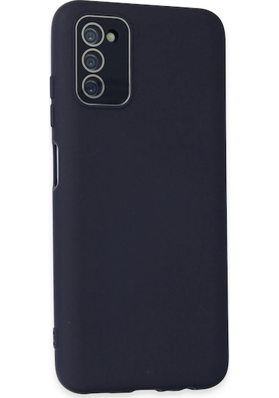 Newface Samsung Galaxy Uyumlu A03s Kılıf Lansman Glass Kapak Semeglbl - 7 - Lacivert