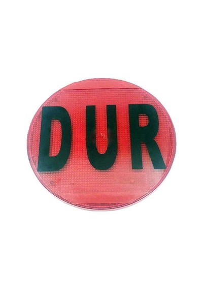 Dur Levhası Servis Araçları İçin Ledli 30cm Çap - Sss