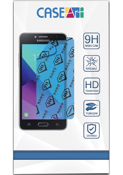 Samsung Galaxy J2 Prime ile Uyumlu Nano Ekran Koruyucu Kırılmaz Esnek Cam
