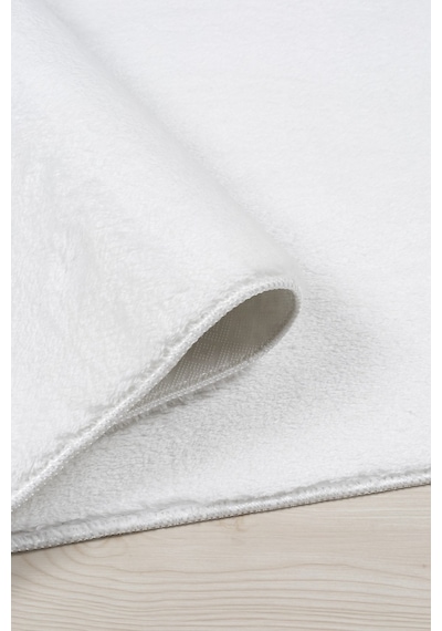 Vl Yuvarlak Comfort Ponpon Saçaklı Peluş Beyaz Düz Ponpon