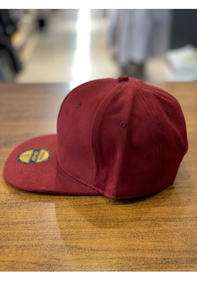 Hamze Hip Hop Snapback Rapper Basket Cap Şapka Unisex Bordo