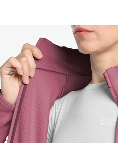 Jack Wolfskin Kolbenberg Full Zipped Kadın Krem Ceket A63965 Çok Renkli