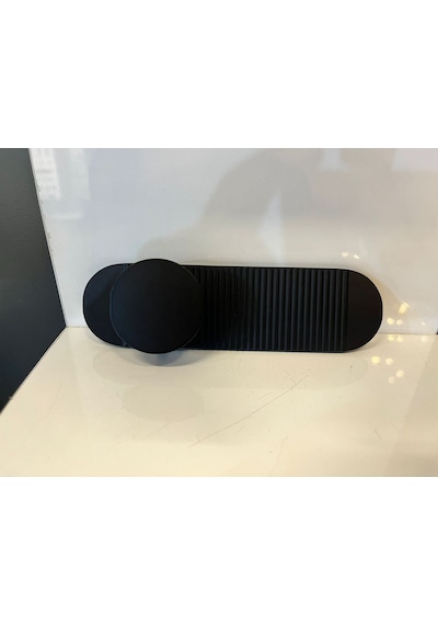 Flow Alfa Metal Kulp 32mm Mat Siyah Dolap Kapak Modern Çekmece Mobilya Tv Ünite Komidin Vestiyer Mat Siyah
