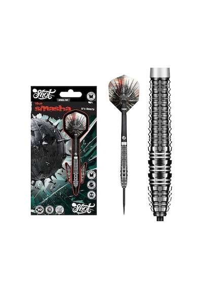 Shot Gnarly Smasha Tungsten Çelik Uçlu Dart Oku 24