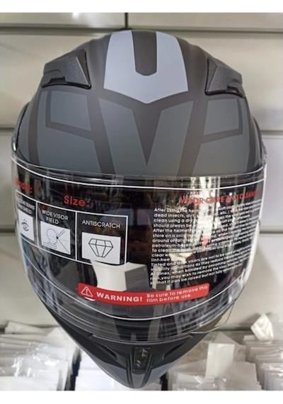 Jk-20 Jk902 Çene Pedli Güneş Vizörlü Çeneden Açılır Kask H-1 Grey L