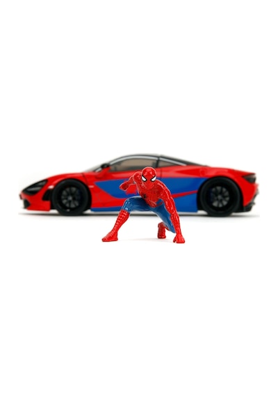 Jada Marvel Spider-man Mclaren 720s Model Araba Ve Figür Çok Renkli