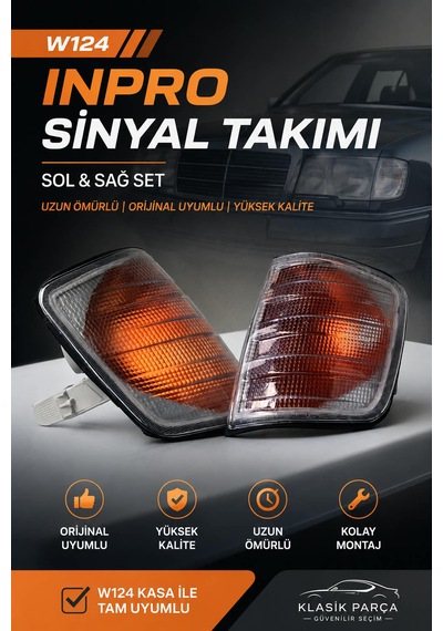 Mercedes W124 Inpro Sinyal Takımı - Duysuz