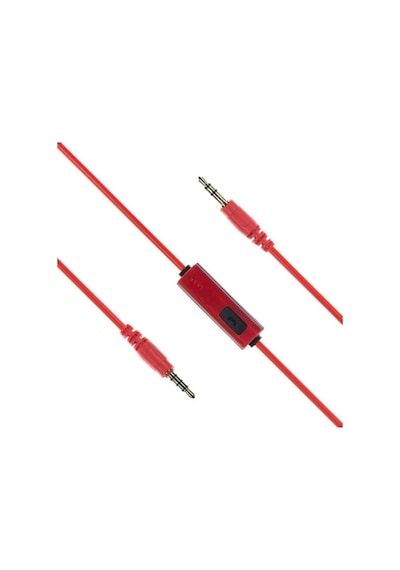 Kırmızı Kulak Üstü Portatif Katlanır Stereo Kulaklık