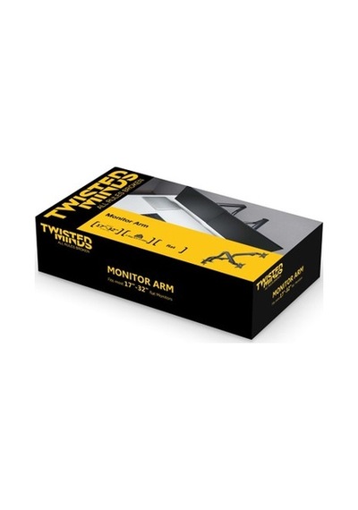 Twisted Minds Çift Monitör Boru Şeklinde Dengeleyici Yay Destekli Monitör Kolu