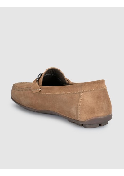 Cabani Taba Süet Deri Erkek Loafer Ayakkabı