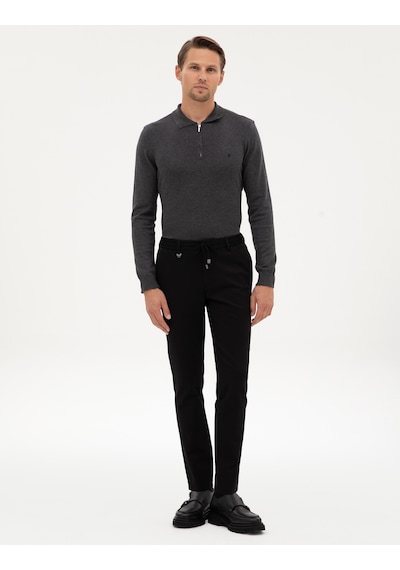 Pierre Cardin Erkek Siyah Pantolon 50314229-vr046 Siyah