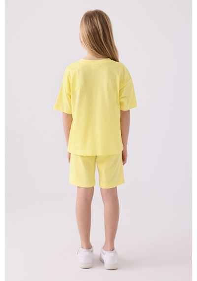 U.S. Polo Assn. U.s. Polo Assn Kız Çocuk Sarı Bermuda Takım 5274-43844 Sarı