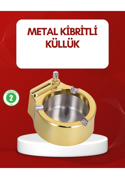 Ceylan Adam Metal Küllük Gizli Ateşleme Sistemli Şık Tasarım