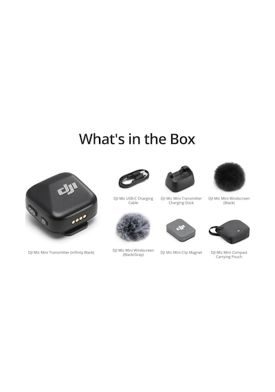 Djı Mic Mini Transmitter Infinity Black