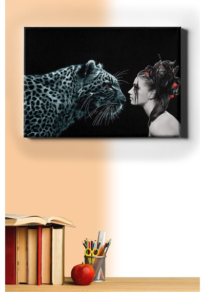 Webstyle Sayılarla Boyama Seti Kasnaklı Vahşi Ve Güzel 2 60 X 75 Cm