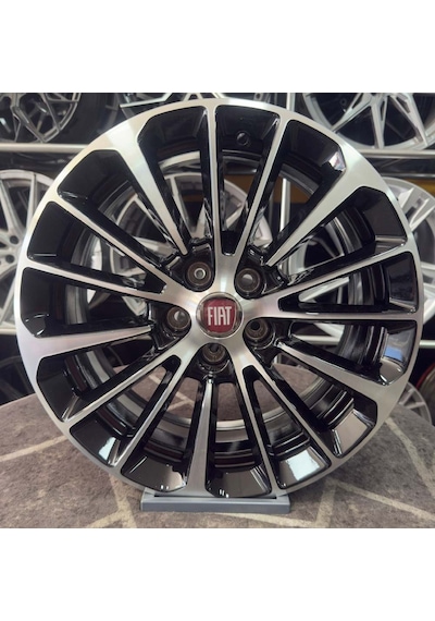 16 İnç 5x98 Egea Doblo Siyah Elmas Kesim Jant Modeli 4 Adet