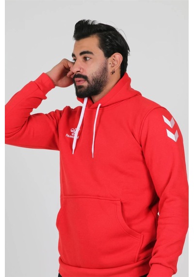 Hummel Armın Kapşonlu Sweathshırt Kırmızı
