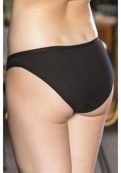 Pamuklu Slip Külot Siyah Brf2964 Siyah