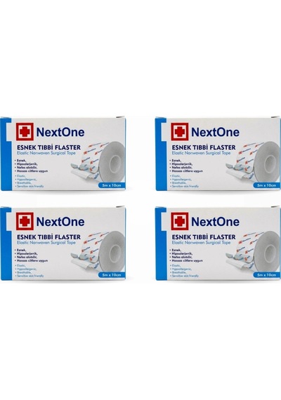 Nextone Esnek Fix Tıbbi Flaster Nonwoven 10cm X 5m - 4 Adet