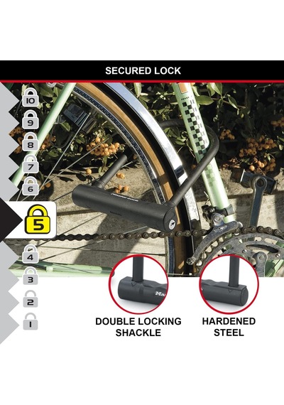 Master Lock U-lock Tuş Kilidi Braketli 8170eurdpro - Bisikletler İçin İdeal Çok Renkli