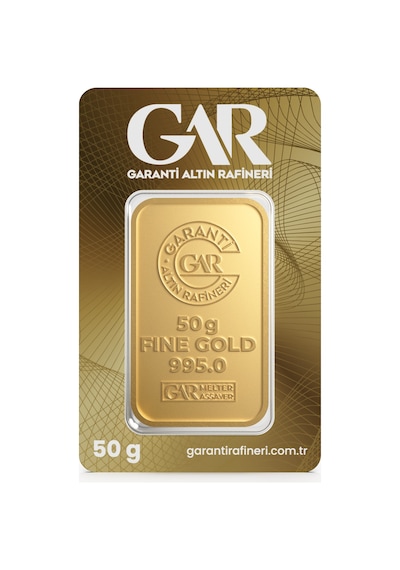 Garanti Gold 50 Gr Külçe Altın