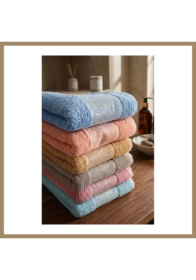 Bezos 12 Adet Karışık Kadife El Havlusu - 45 X 85 Cm Spa Ve Otel Havlusu 22 X Cm Spa Ve Otel Havlusu