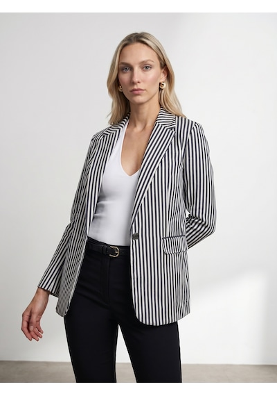 Dilvin 60806 Düz Kesim Blazer-gri