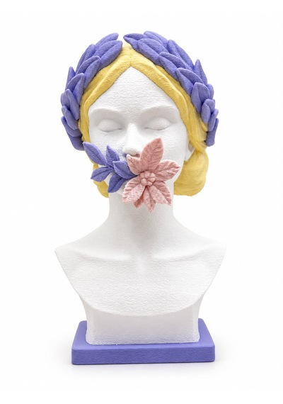 Baharın Yüzü 20cm Dekoratif Büst 3d Baskı
