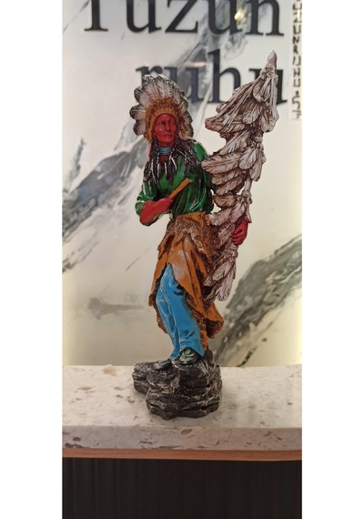Kızıl Derili Dekoratif Biblo