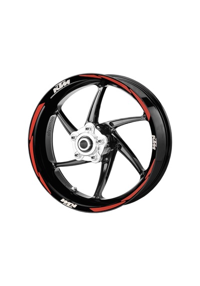 Deeb Ktm Jant Şeridi Reflektif Kırmızı Beyaz Model S N11.72737