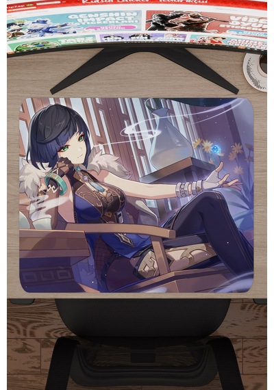 Yelan Genshin Impact Anime Gacha V3 - 48x40 Xl Gaming Mouse Pad Fare Altlığı
