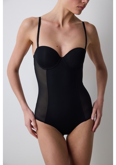Penti Siyah Premium Bodysuit Korse