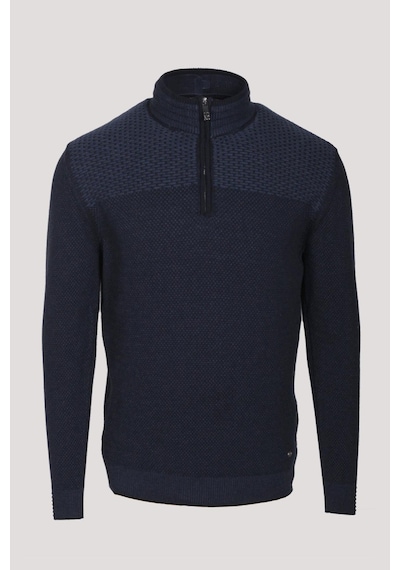 Erkek Triko Yarım Fermuarlı Triko Lacivert Slim Fit Desenli Pamuklu Knitwear Ncs Jeans 3709 Lacivert Erkek Triko Yarım Fermuarlı Triko Lacivert Slim Fit Desenli Pamuklu Knitwear Ncs Jeans 3709 Lacivert