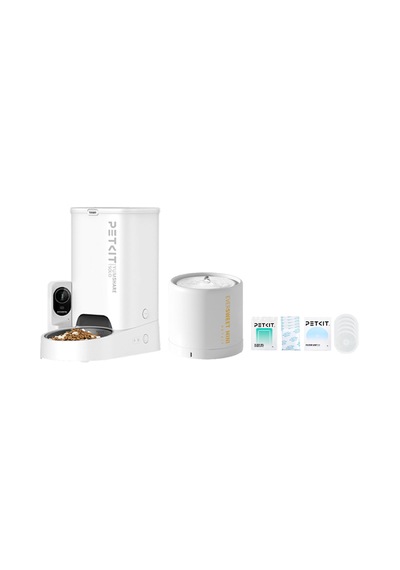 Petkit Yumshare Solo Kameralı Mama Kabı, Petkit Eversweet 5 Mini, Petkit Eversweet Su Filtresi 5'li, Besin Haznesi Nem Kurutucu