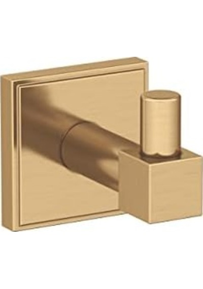 Banyo Bornoz Kancası, 48 Mm Uzunluk, Şampanya Bronz, Tek Kanca