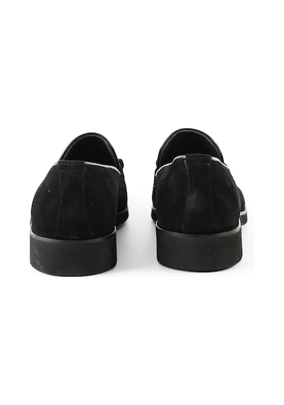 Tuna Hakiki Deri Siyah Loafer Erkek Ayakkabı - 0161 Siyah