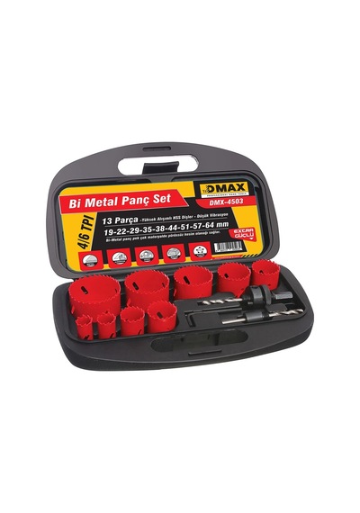 Dmax Bi Metal Panç Seti 9 Parça