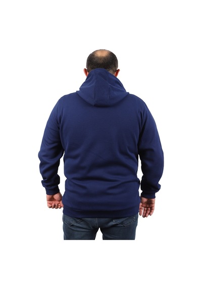 Moc Grande Mocgrande Büyük Beden Sweat Kapüşon Ninety One 22724 Indıgo İndigo
