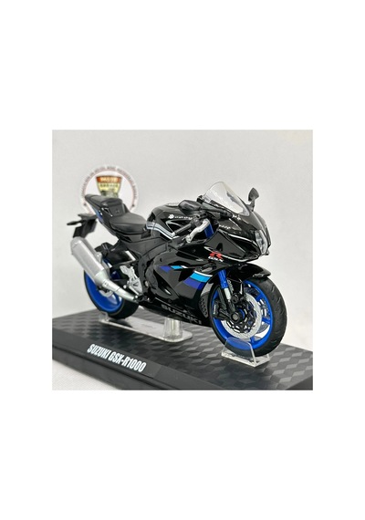 Suzuki Gsx-r1000 1:12 Diecast Stantsız Model Motosiklet Siyah