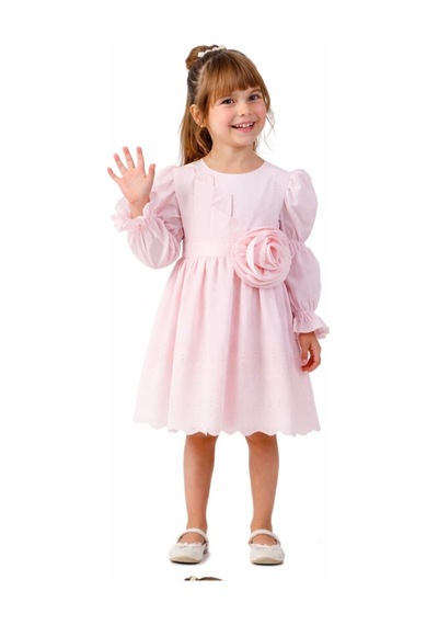 İrem Çocuk Giyim Kız Çocuk Çiçek Detaylı Balon Kol Model Etek Uçları Güpür Detaylı Astarlı Pembe Renk Midi Boy Elbise Pembe İrem Çocuk Giyim Kız Çocuk Çiçek Detaylı Balon Kol Model Etek Uçları Güpür Detaylı Astarlı Pembe Renk Midi Boy Elbise Pembe