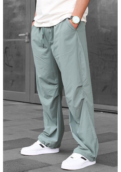 Madmext Mint Yeşili Regular Fit Erkek Paraşüt Pantolon 6504-mint Yeşili Mint