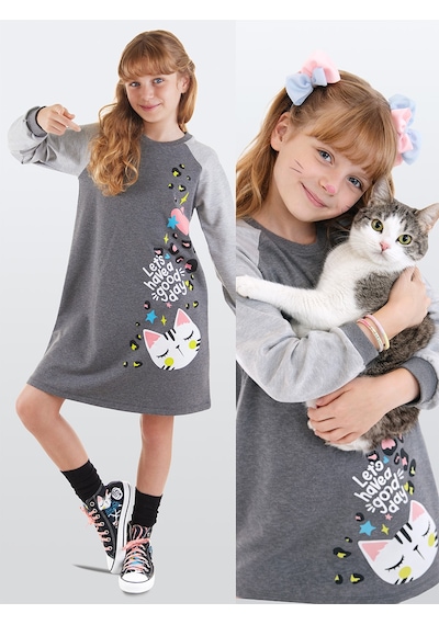 Vahşi Kedi Kız Çocuk Elbise