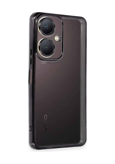 Y27 Kılıf Razer Lensli Silikon - Siyah Bz8683140665142