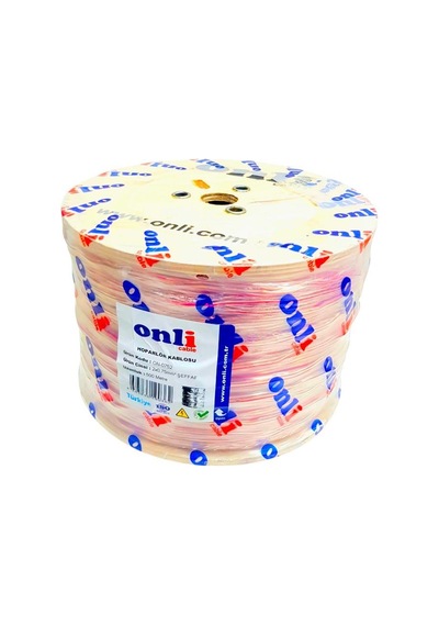 Onli 2x0.75mm Hoparlör Kablosu 500metre Şeffaf