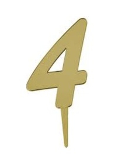 Gold Aynalı Pleksi (A - Z) Harf veya rakam (11Cm x 6 Cm) 1 Adet