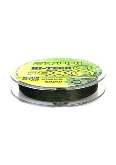 Ryuji Hi-tech 0.13mm 150m Green 8 Örgü İp Misina 8.6kg Çeker