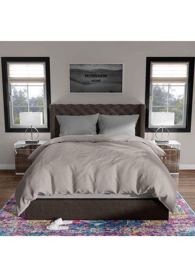 Kaymaz Taban Yıkanabilir Halı Mutfak, Salon, Yatak Odası İçin Modern Dijital Baskı Halı Slnhalı33 - 0115 Çok Renkli