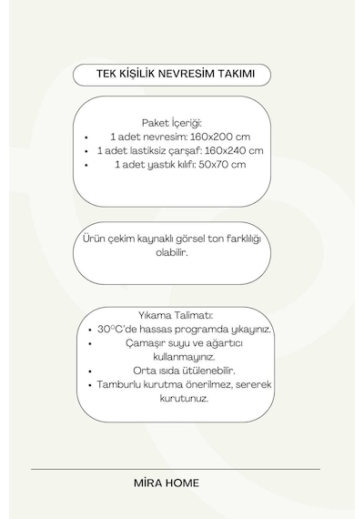 Sarı Yaprak Desenli Pamuklu Tek Kişilik Nevresim Takımı Renkli